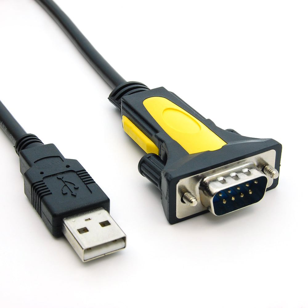 USB to RS232 Serial Adapter DB9-Male/ Thumbscrew, Prolific Chipset USB to RS232 Serial Adapter DB9-Male/ Thumbscrew, Prolific Chipset